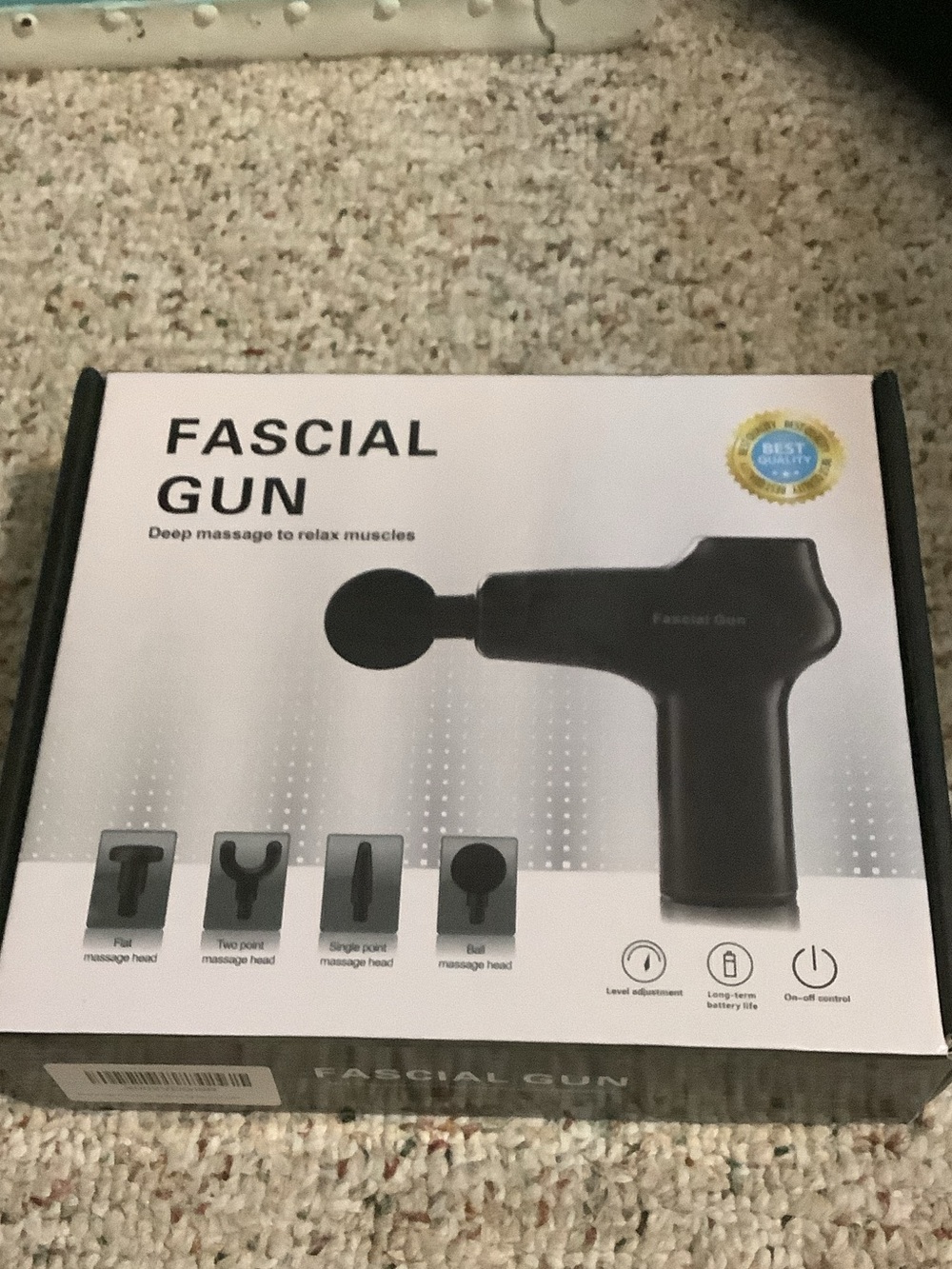Percussive Massage Device - Black